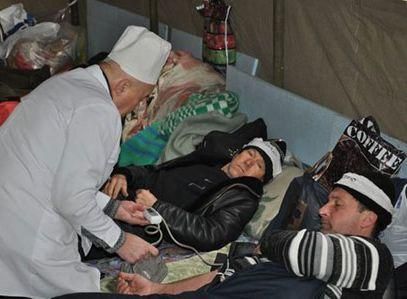 За дві доби у Донецьку госпіталізували 32 голодуючих "чорнобильців"