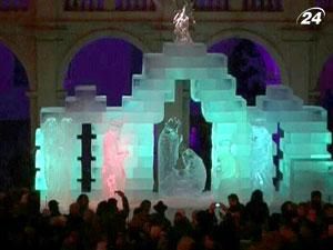 В Австрии из льда создали крупнейшую в мире шопку В Австрии из льда создали крупнейшую в мире шопку