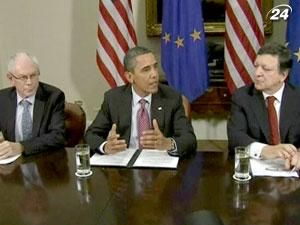 Обама призвал лидеров ЕС ускорить преодоление долгового кризиса
