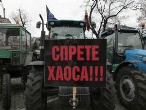 У Софії фермери протестують проти зменшення субсидій У Софії фермери протестують проти зменшення субсидій