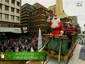 Австралийское Рождество проходит под палящим солнцем