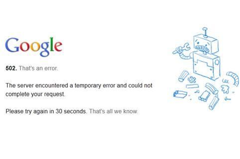 В работе российского Google зафиксировали сбои В работе российского Google зафиксировали сбои