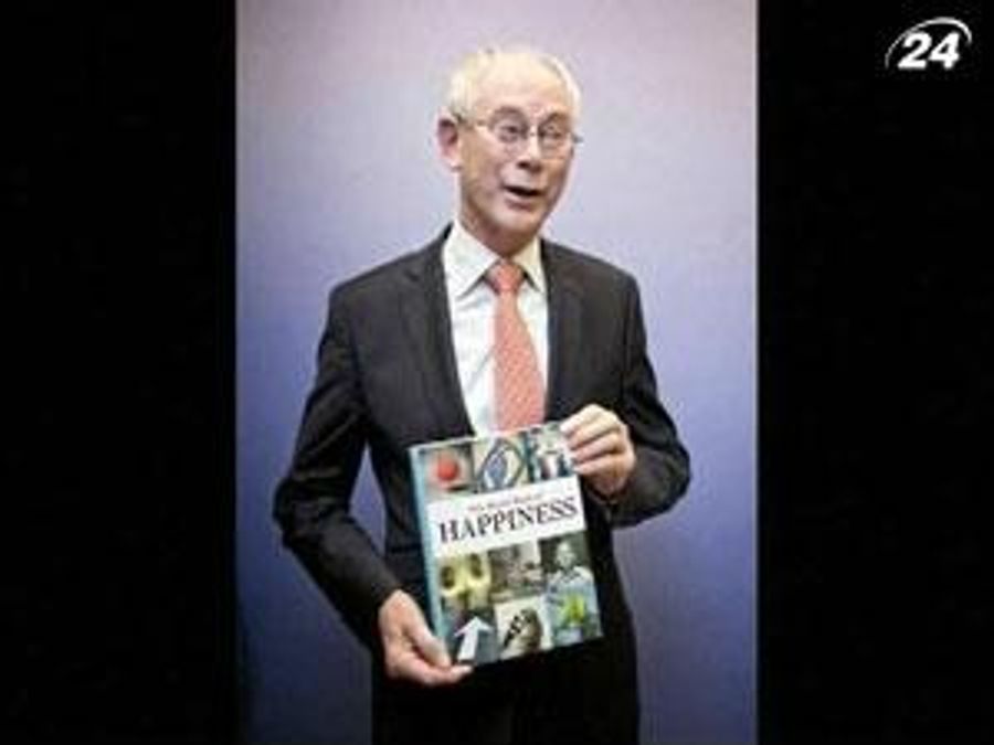 Герман ван Ромпей розіслав світовим лідерам "Книгу Щастя"