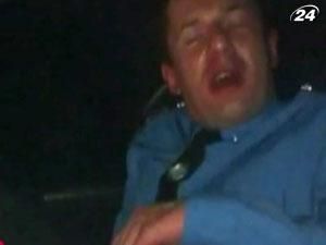 В центре Ужгорода подвыпивший милиционер отдыхал в авто В центре Ужгорода подвыпивший милиционер отдыхал в авто