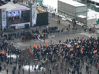 У Москві на проспекті Сахарова почався мітинг "За чесні вибори". Очікують 60 тисяч людей