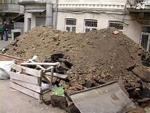 В центрі Києва знайшли артилерійський снаряд В центрі Києва знайшли артилерійський снаряд