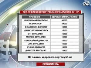 Генеральный директор в 2011 году получал 40 тысяч гривен