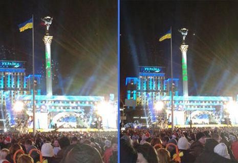 Милиция составила протоколы на тех, кто приветствовал лазерами Тимошенко