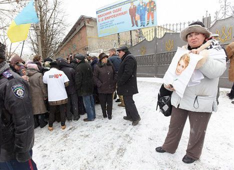 Біля Качанівської колонії пройшов Різдвяний молебень