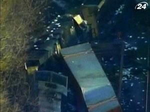 У штаті Індіана зіткнулися три вантажні потяги У штаті Індіана зіткнулися три вантажні потяги