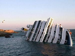 Італія: Внаслідок аварії лайнера зникли 70 людей