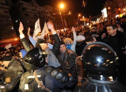 Румынию охватили антиправительственные протесты