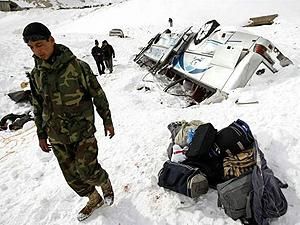 Афганистан: 16 человек погибли из-за лавины