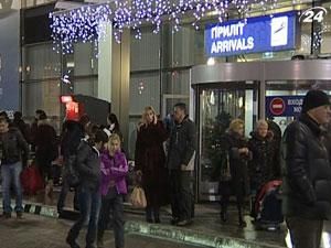 Через сніг "Бориспіль" залучив запасні аеродроми в Одесі та Донецьку