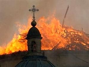 Пожежа у соборі в Болграді