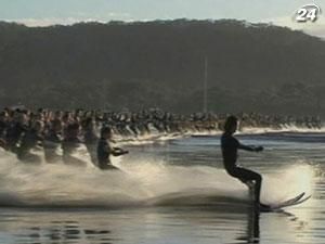 145 водных лыжников устанавливали новый рекорд на воде