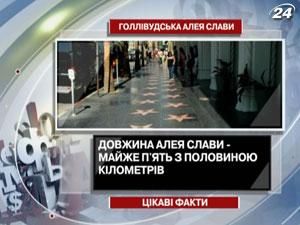 Интересные факты о голливудской Аллее Славы