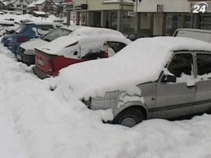 Через негоду селища у Боснії відрізані від решти світу