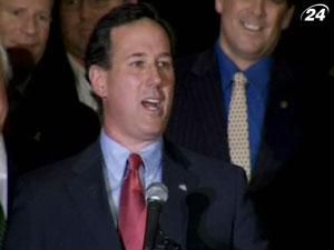 На попередніх виборах у Міннесоті та Міссурі переміг Рік Санторум На попередніх виборах у Міннесоті та Міссурі переміг Рік Санторум