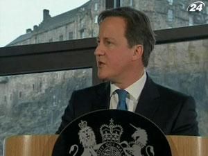 Кэмерон призывает сохранить единство всех частей Великобритании