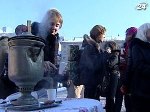 В центре Киева состоялась "чайная церемония"