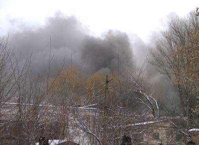 Версія: Крюківський вагонобудівний завод горів через коротке замикання