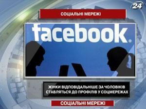 Жінки відповідальніше за чоловіків ставляться до профілів у соцмережах