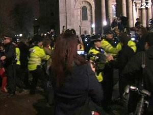 Полиция снесла палаточный городок участников движения "Захвати Лондон"