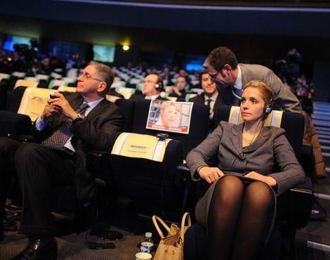 Дочь Тимошенко пообщалась с Меркель и Берлускони