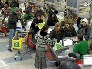 Базовий індекс споживчих цін в Україні за рік зріс на 6,1%