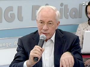 Азаров сподівається, що Росія зрозуміє несправедливість газового контракту