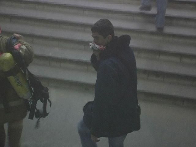 В Киеве горела станция метро В Киеве горела станция метро