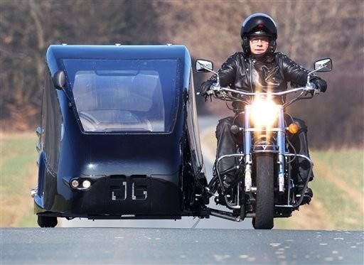 Немецкий изобретатель придумал катафалки Harley-Davidson