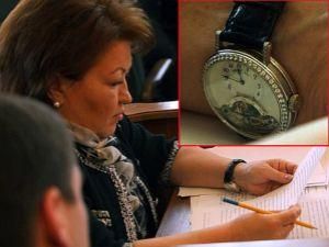 Бахтєєва носить годинник за 100 тисяч доларів