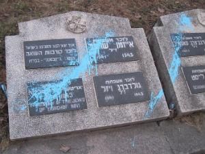 У Львові вандали зіпсували Меморіал жертвам Голокосту
