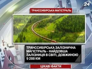 Цікаві факти про Транссибірську залізничну магістраль