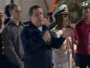 Уго Чавес вилетів на Кубу для проходження курсу радіотерапії