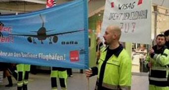 В ряде аэропортов Германии проходят забастовки госслужащих