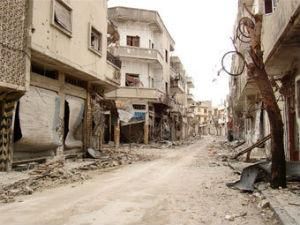 В Сирии обстреливают город с мирными жителями