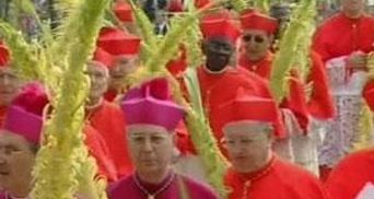 Католики всего мира отметили вербное воскресенье
