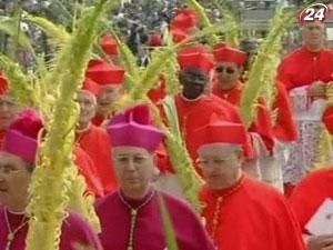 Католики всего мира отметили вербное воскресенье