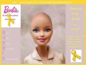 Для онкобольных детей выпустят лысую куклу Барби