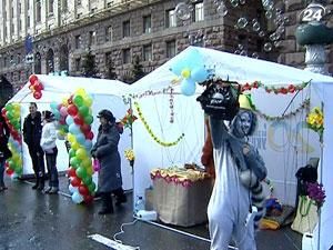 На Хрещатику влаштували Фестиваль сміху На Хрещатику влаштували Фестиваль сміху