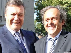 Янукович и Платини открыли новый терминал аэропорта Янукович и Платини открыли новый терминал аэропорта