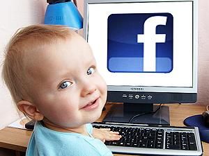 У Facebook — 4% маленьких дітей