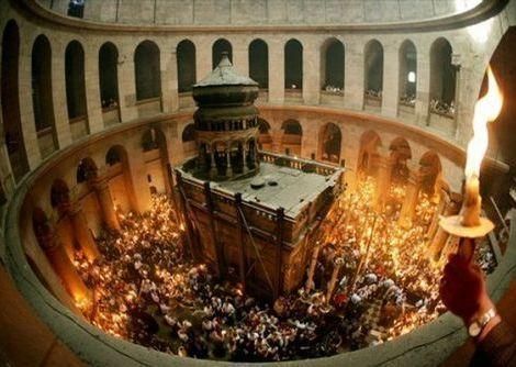 В Єрусалимі зійшов Благодатний вогонь - 14 квітня 2012 - Телеканал новин 24