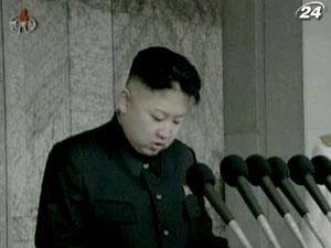 Ким Чен Ын впервые выступил на публике с речью