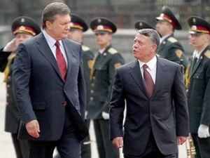 Янукович встретился с президентом Иордании