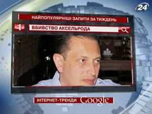 Найпопулярнішим запитом цього тижня стало вбивство Аксельрода