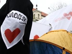 Львовские сторонники Тимошенко голодают уже восьмой день